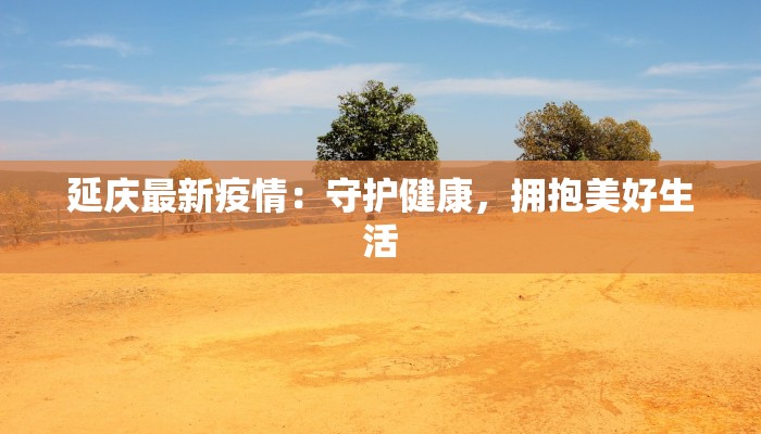延庆最新疫情：守护健康，拥抱美好生活